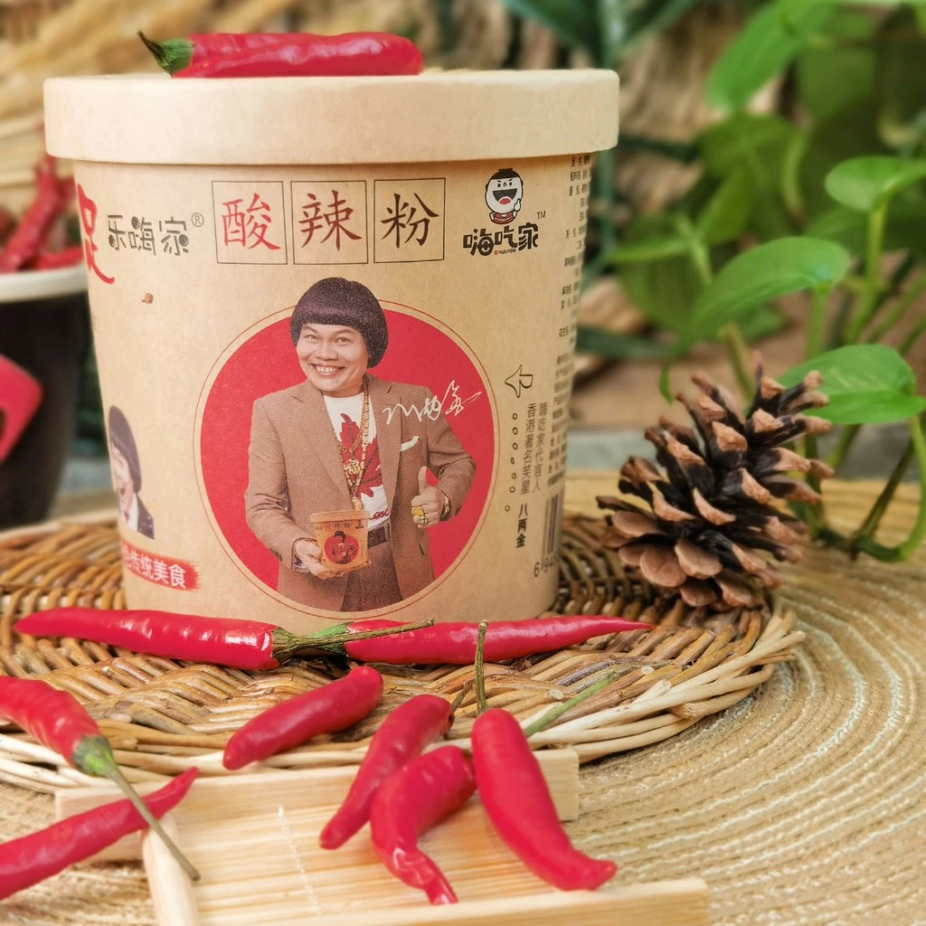 HAI CHI JIA Spicy & Sour Vermicelli(suan la fen) (6 Cups) 嗨吃家酸辣粉6桶装 6 x 143g - Image 2