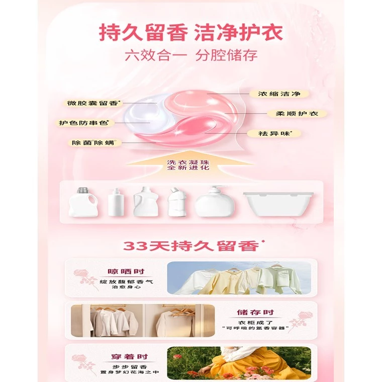 Jierou C&S Scented Capsule Detergent 洁柔香氛洗衣凝珠 - Image 2